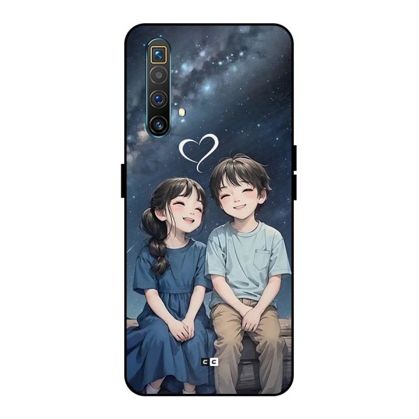 Cute Anime Teens Metal Back Case for Realme X3 SuperZoom
