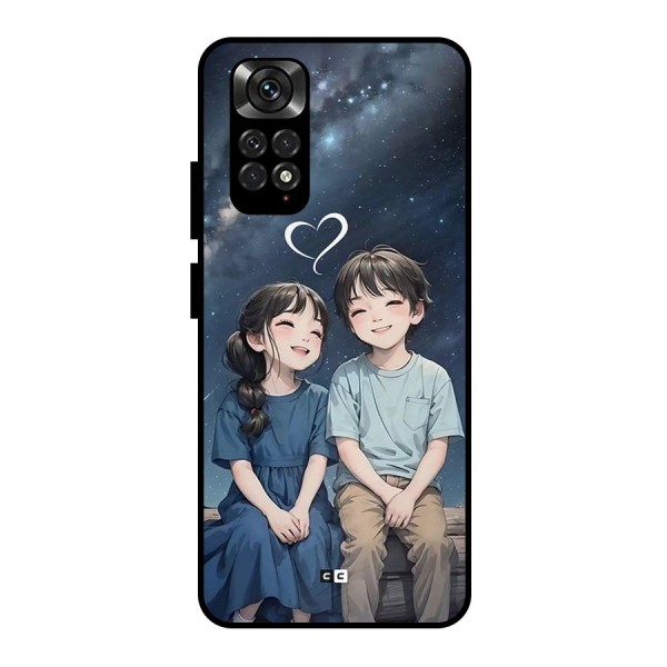 Cute Anime Teens Metal Back Case for Redmi Note 11 Pro Plus 5G