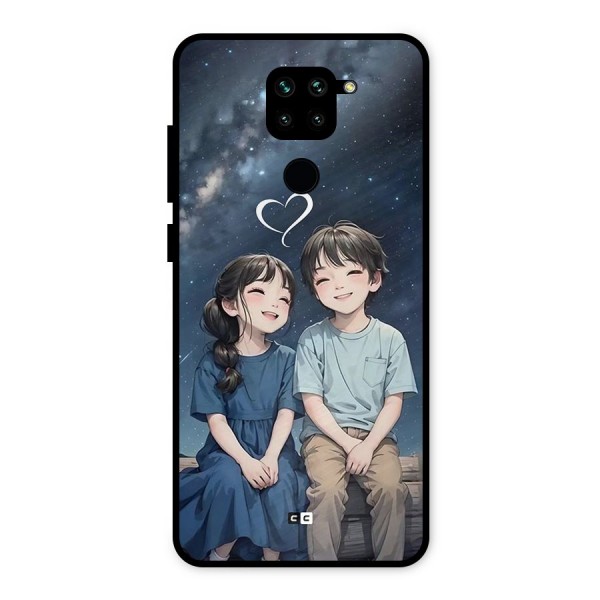 Cute Anime Teens Metal Back Case for Redmi Note 9