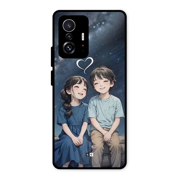 Cute Anime Teens Metal Back Case for Xiaomi 11T Pro