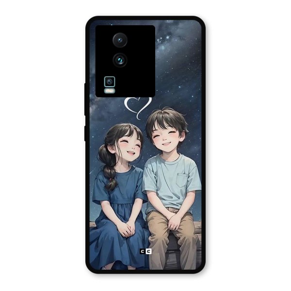 Cute Anime Teens Metal Back Case for iQOO Neo 7 Pro