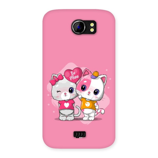 Cute Be Mine Back Case for Canvas 2 A110