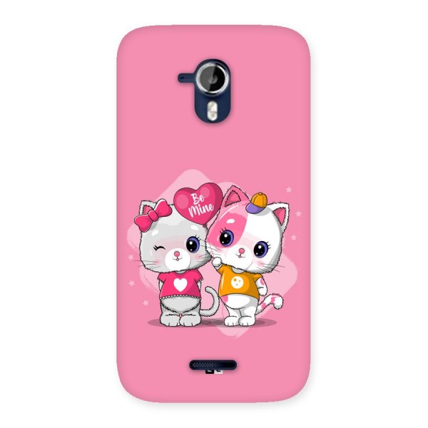 Cute Be Mine Back Case for Canvas Magnus A117