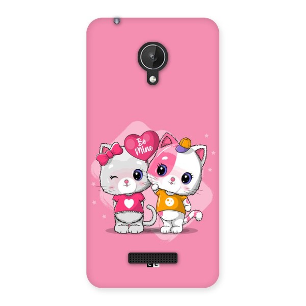 Cute Be Mine Back Case for Canvas Spark Q380