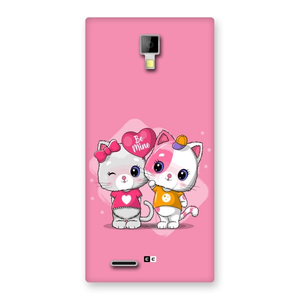 Cute Be Mine Back Case for Canvas Xpress A99