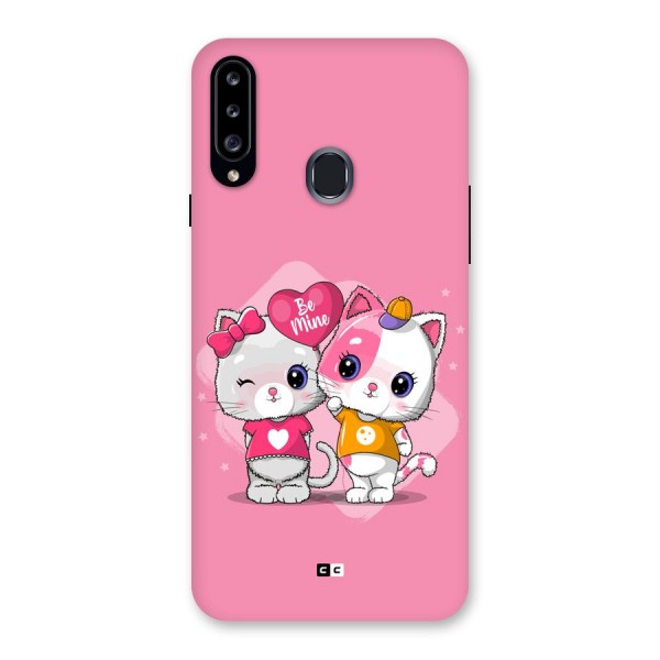 Cute Be Mine Back Case for Galaxy A20s
