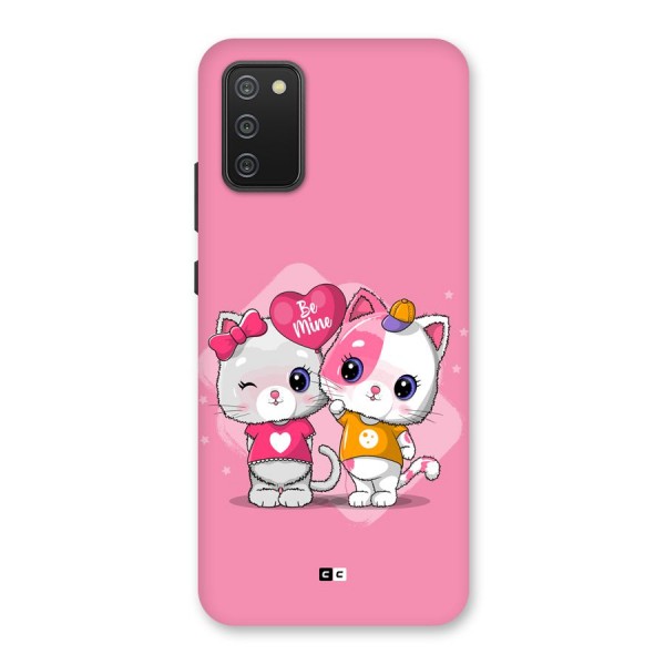 Cute Be Mine Back Case for Galaxy F02s