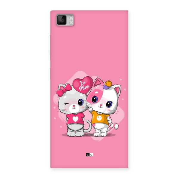 Cute Be Mine Back Case for Mi3