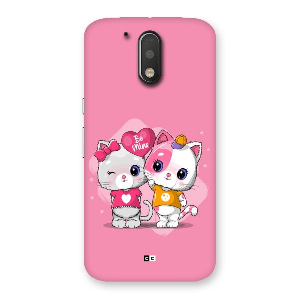 Cute Be Mine Back Case for Moto G4 Plus