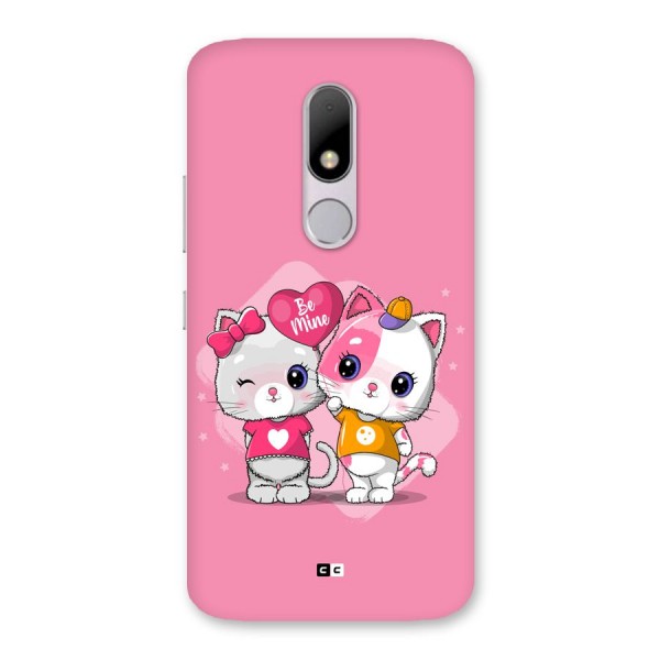 Cute Be Mine Back Case for Moto M