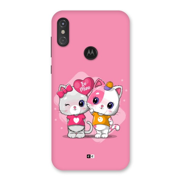 Cute Be Mine Back Case for Motorola One Power