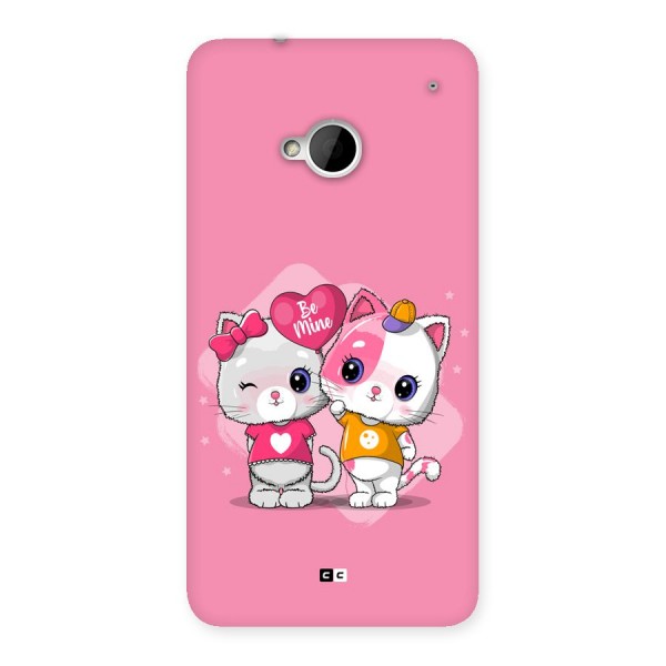 Cute Be Mine Back Case for One M7 (Single Sim)