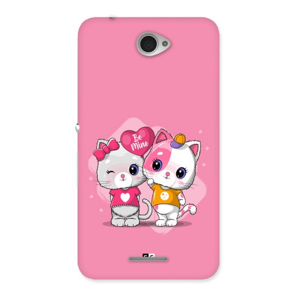 Cute Be Mine Back Case for Xperia E4