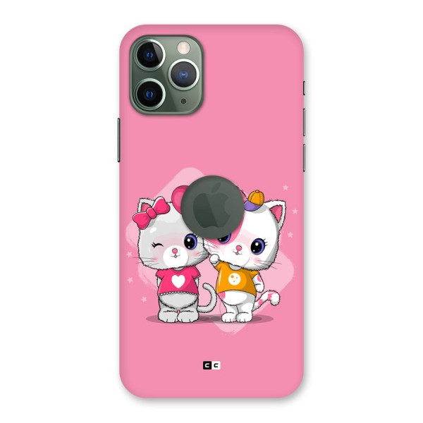 Cute Be Mine Back Case for iPhone 11 Pro Logo Cut