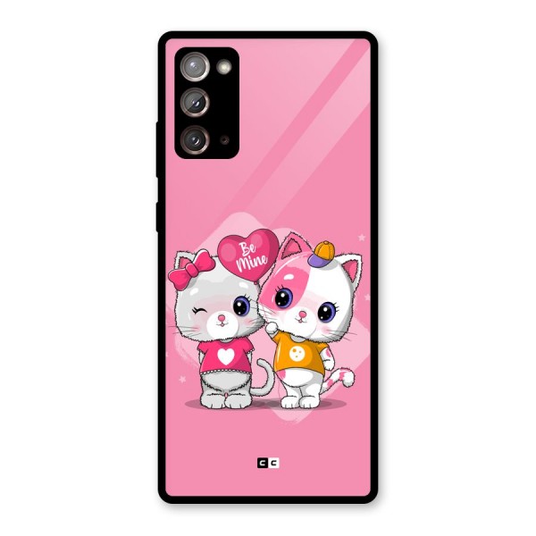 Cute Be Mine Glass Back Case for Galaxy Note 20