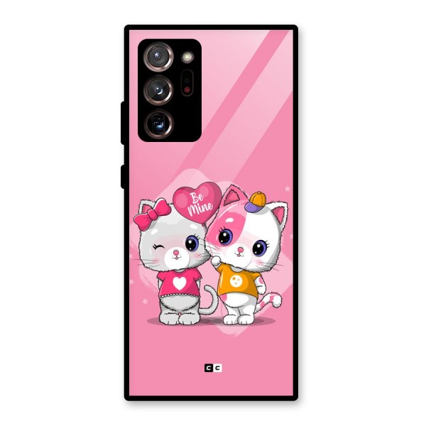 Cute Be Mine Glass Back Case for Galaxy Note 20 Ultra