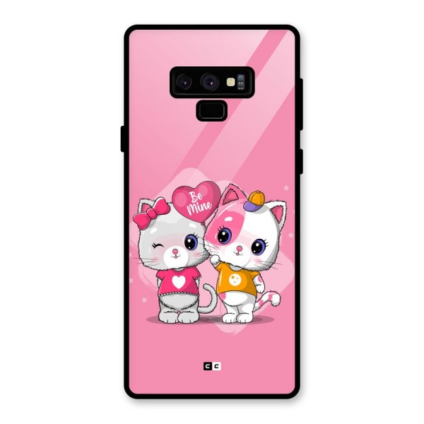 Cute Be Mine Glass Back Case for Galaxy Note 9