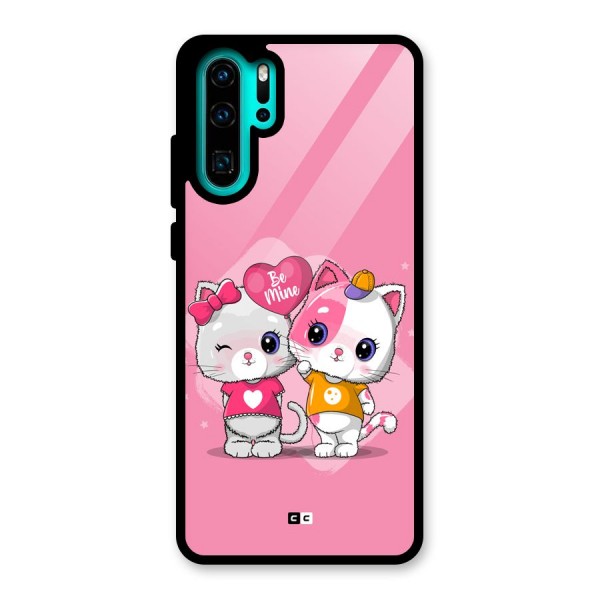 Cute Be Mine Glass Back Case for Huawei P30 Pro