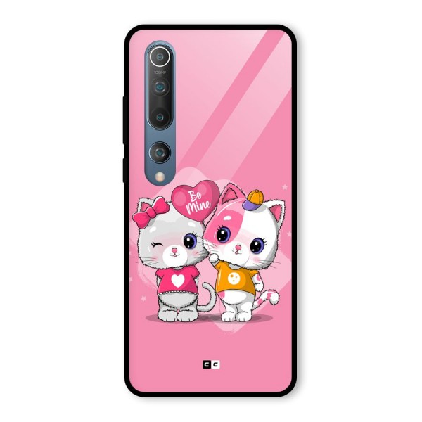 Cute Be Mine Glass Back Case for Mi 10