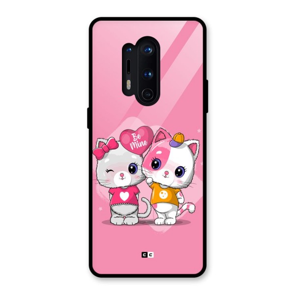 Cute Be Mine Glass Back Case for OnePlus 8 Pro