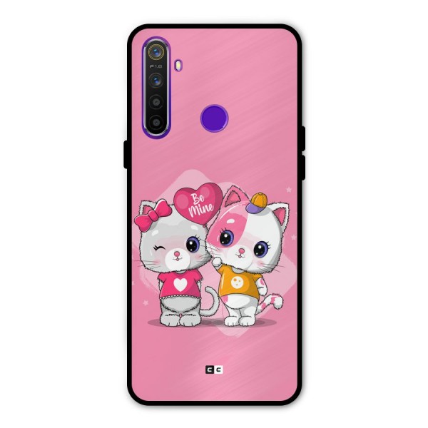 Cute Be Mine Glass Back Case for Realme 5s
