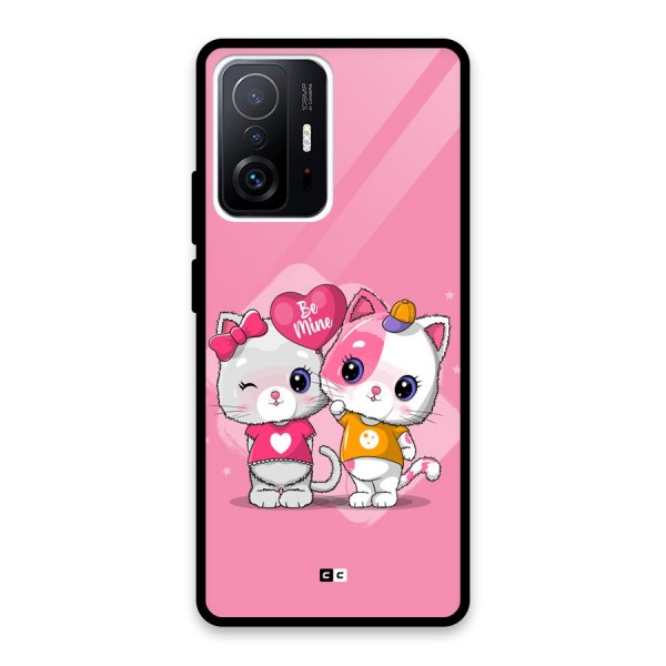 Cute Be Mine Glass Back Case for Xiaomi 11T Pro