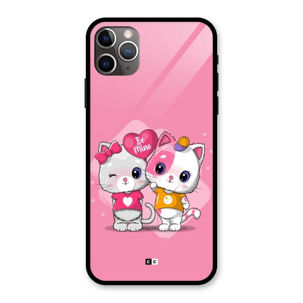 Cute Be Mine Glass Back Case for iPhone 11 Pro Max