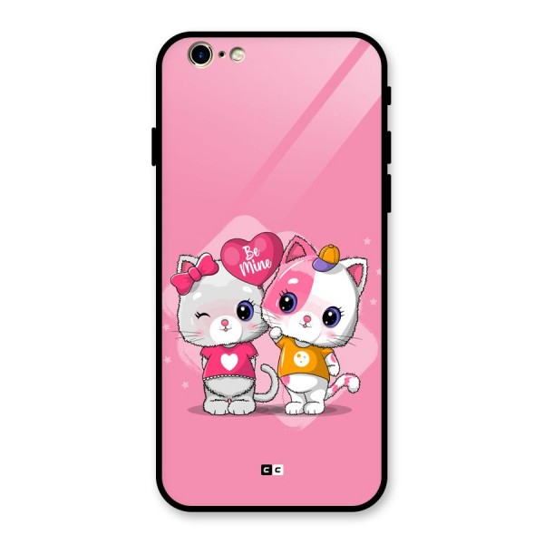 Cute Be Mine Glass Back Case for iPhone 6 6S
