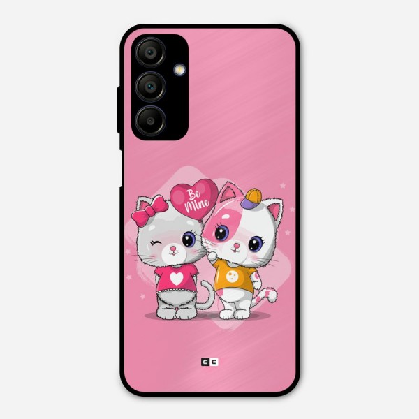 Cute Be Mine Metal Back Case for Galaxy A15 5G