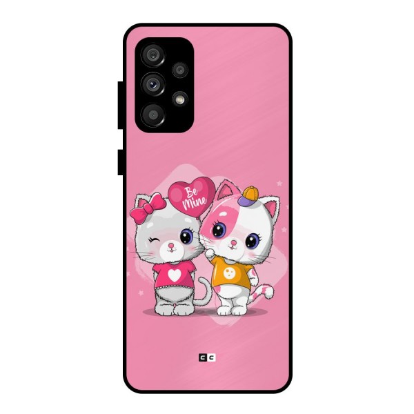 Cute Be Mine Metal Back Case for Galaxy A73 5G