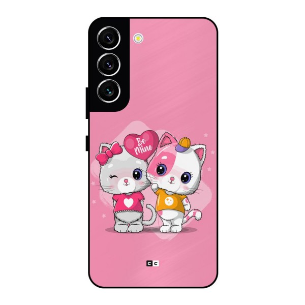 Cute Be Mine Metal Back Case for Galaxy S22 5G