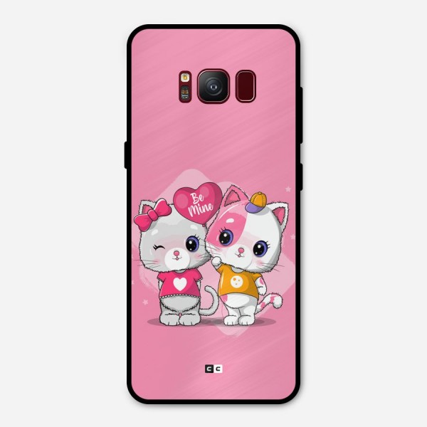Cute Be Mine Metal Back Case for Galaxy S8