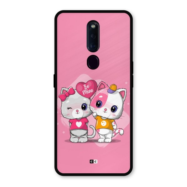 Cute Be Mine Metal Back Case for Oppo F11 Pro