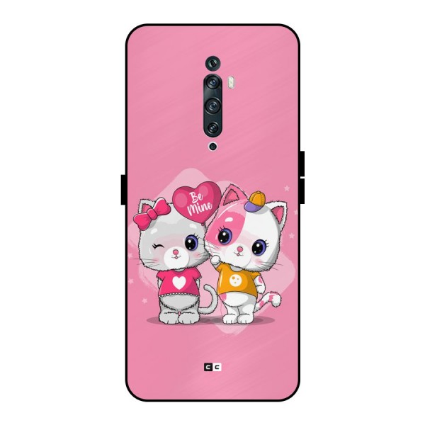 Cute Be Mine Metal Back Case for Oppo Reno2 F