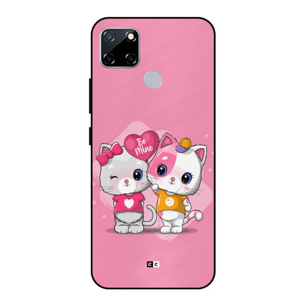 Cute Be Mine Metal Back Case for Realme Narzo 30A