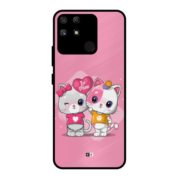 Cute Be Mine Metal Back Case for Realme Narzo 50A