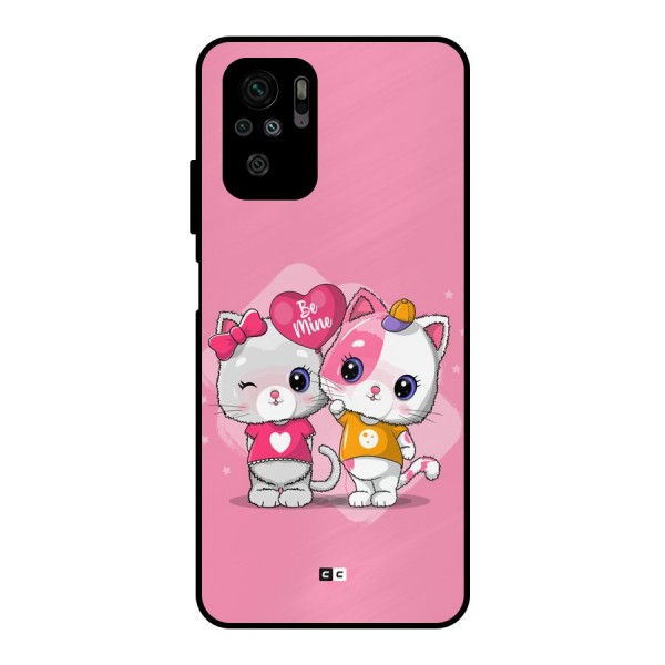 Cute Be Mine Metal Back Case for Redmi Note 10