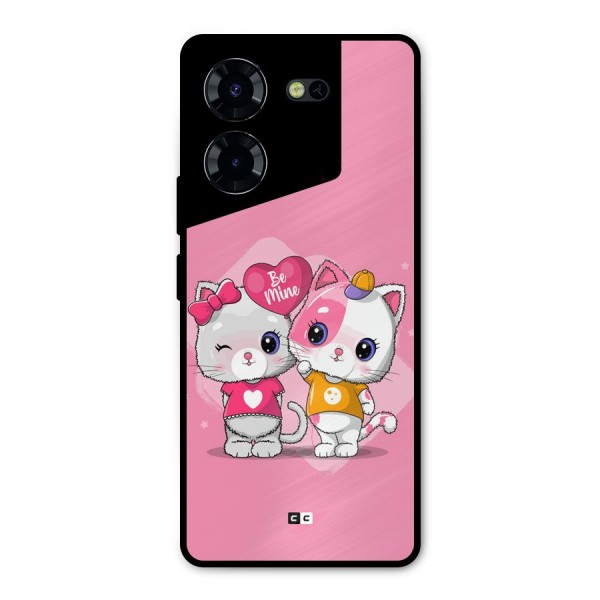 Cute Be Mine Metal Back Case for Tecno Pova 5 Pro 5G