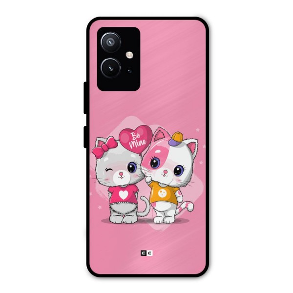Cute Be Mine Metal Back Case for Vivo T1 5G
