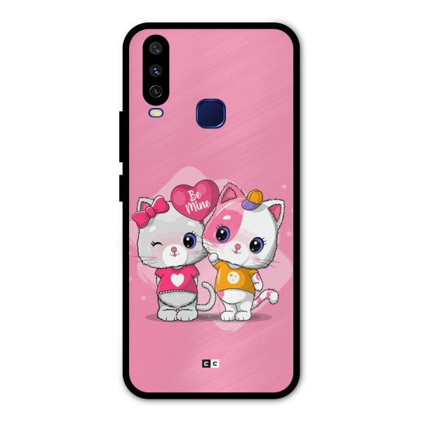 Cute Be Mine Metal Back Case for Vivo Y12