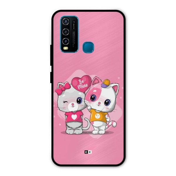 Cute Be Mine Metal Back Case for Vivo Y30