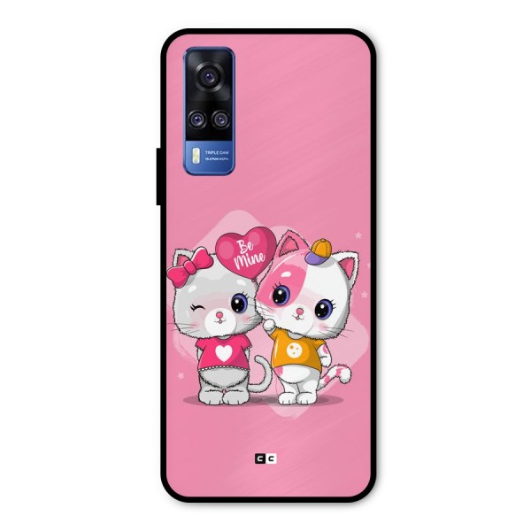 Cute Be Mine Metal Back Case for Vivo Y51A