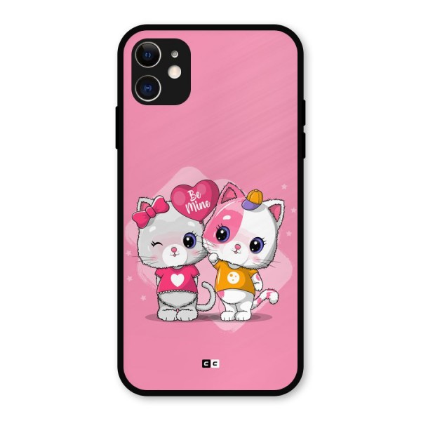 Cute Be Mine Metal Back Case for iPhone 11
