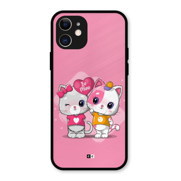 Cute Be Mine Metal Back Case for iPhone 12
