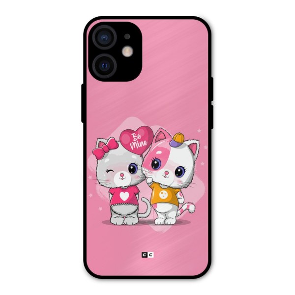 Cute Be Mine Metal Back Case for iPhone 12 Mini