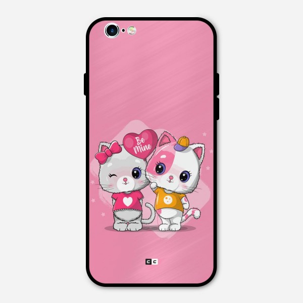 Cute Be Mine Metal Back Case for iPhone 6 6s