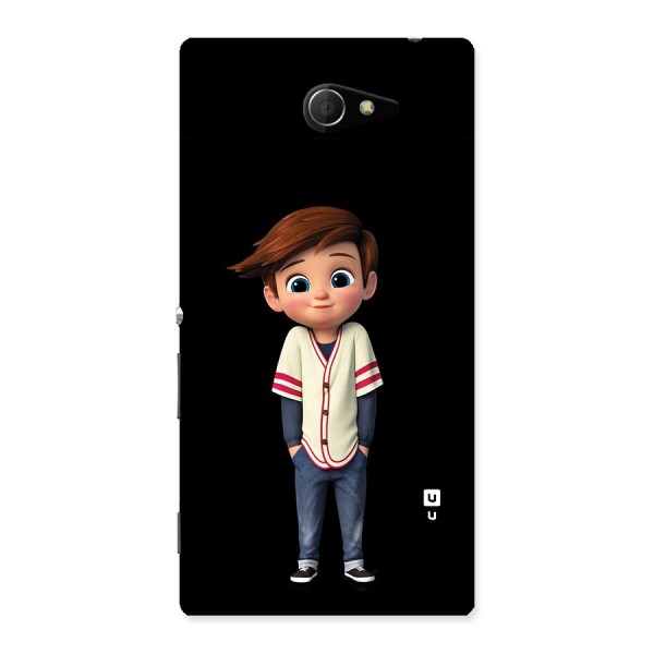 Cute Boy Tim Back Case for Sony Xperia M2