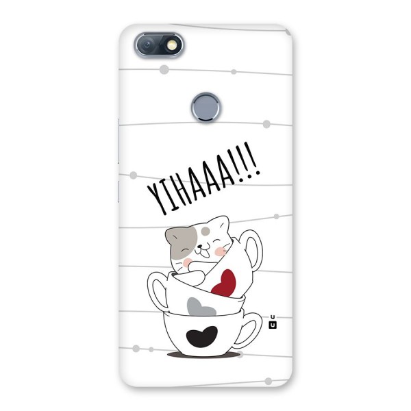 Cute Cat Cup Back Case for Infinix Note 5