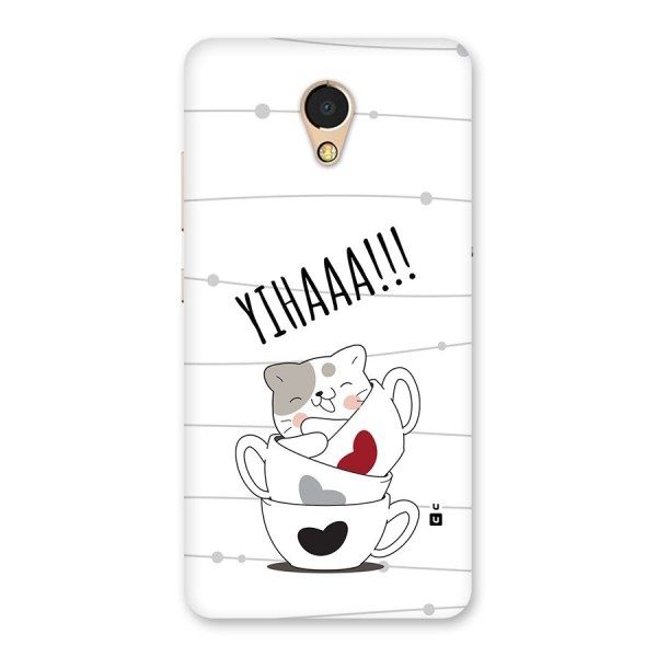 Cute Cat Cup Back Case for Lenovo P2