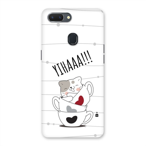 Cute Cat Cup Back Case for Realme 2